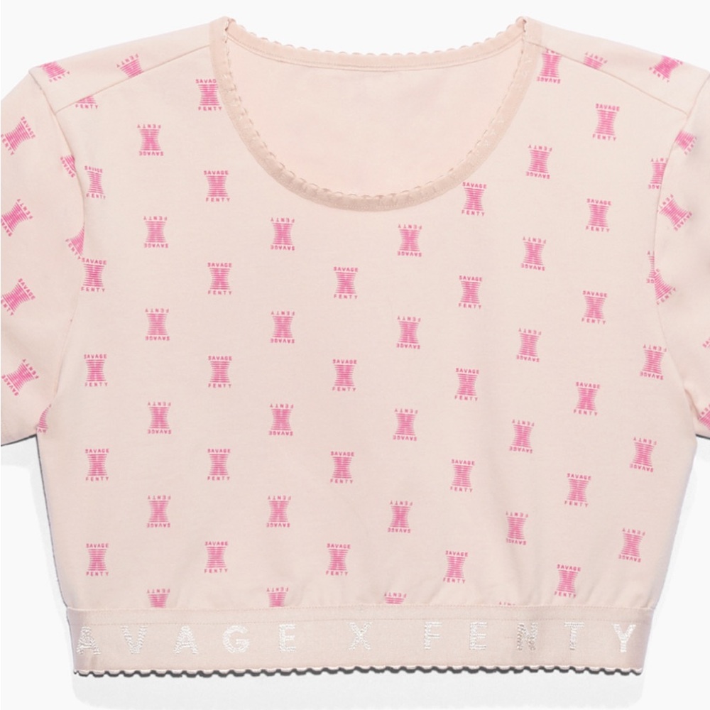 CLF Savage X Cotton Jersey Crop Top